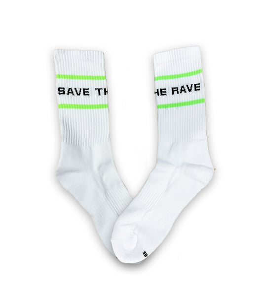 Save The Rave x Socks (white)